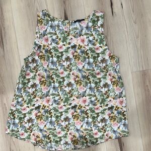 Staccato Floral Tank Top Blouse